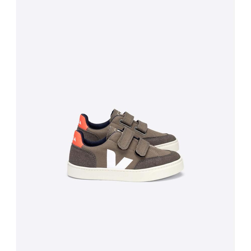 Veja V-12 CANVAS Schoenen Kinderen Koffie | BE 804GSO